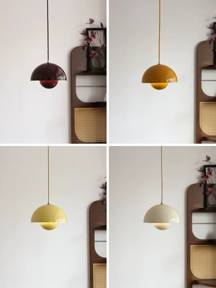 VP10 Flower Bud Pendant Lamp – Minimalist Danish Design for Dining & Bedside Spaces