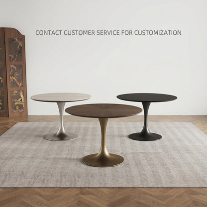 Tulip Dining Table – Timeless Modern Elegance in Wood & Steel