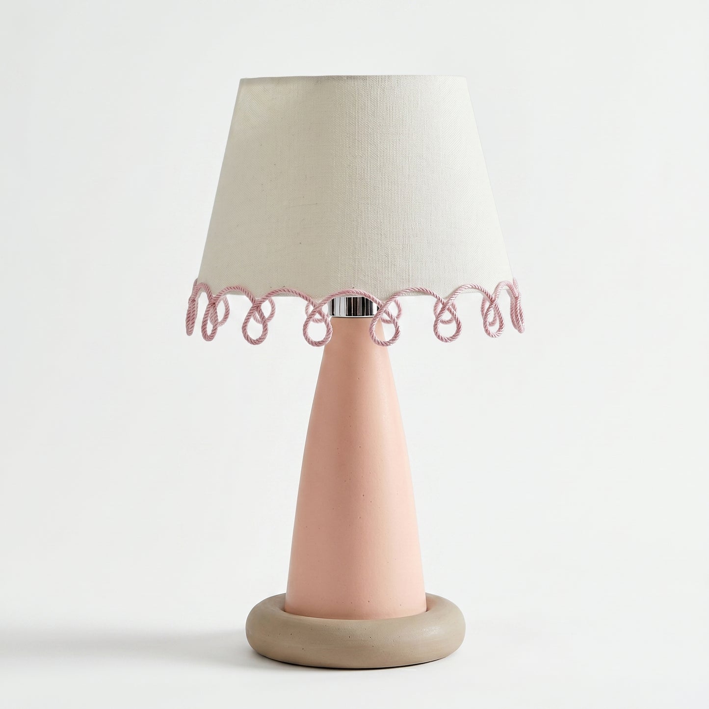 Loop Creamy Color-Block Table Lamp-A Lamp as Sweet And Gentle As Cream