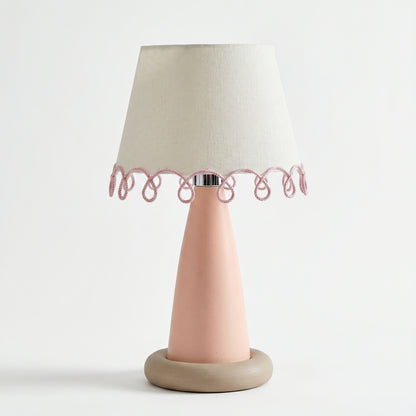Loop Creamy Color-Block Table Lamp-A Lamp as Sweet And Gentle As Cream