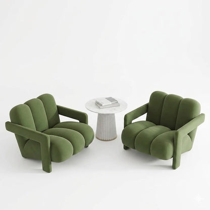 Designer Plush Velvet Accent Chair -Indulge in Modern Comfort