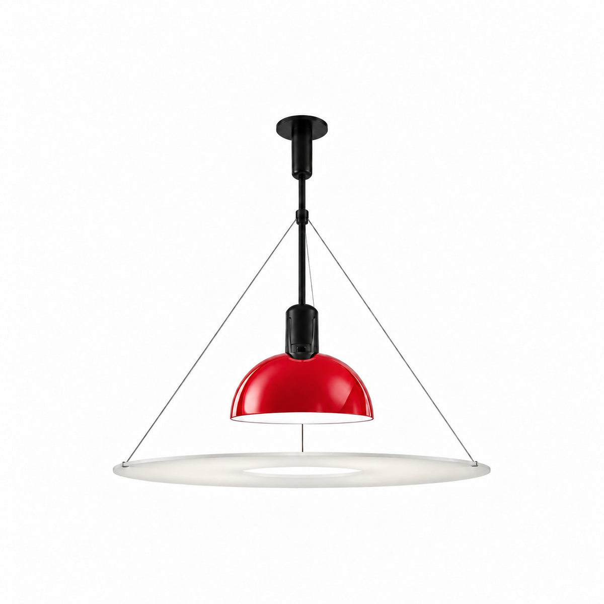 Flos Frisbi Glow Plate Pendant Lamp-Modern Minimalist & Bauhaus Style
