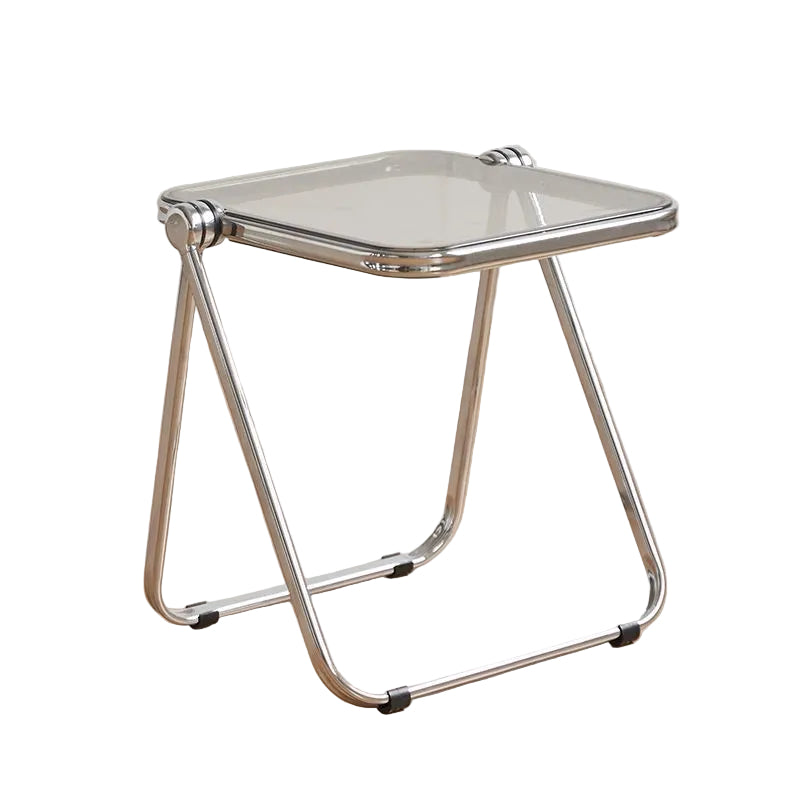 Modern Acrylic Folding Stool – A Fusion of Minimalist Design and Everyday Functionality