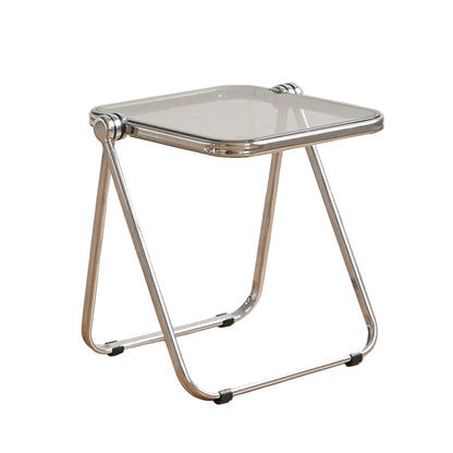 Modern Acrylic Folding Stool – A Fusion of Minimalist Design and Everyday Functionality