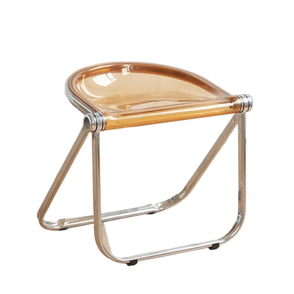 Modern Acrylic Folding Stool – A Fusion of Minimalist Design and Everyday Functionality