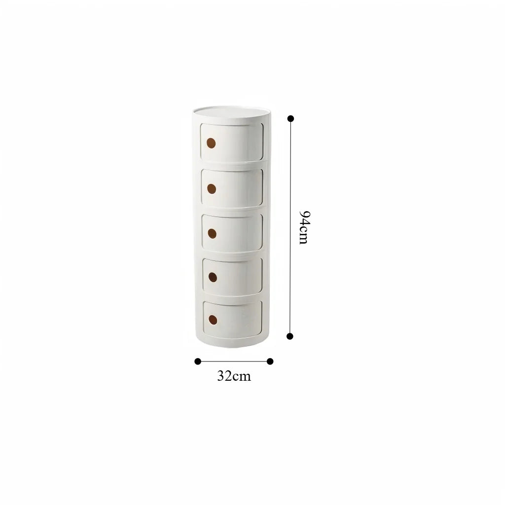 Componibili Round Cabinet Replica – Nordic Modular Storage for Modern Spaces
