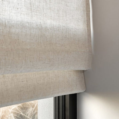 Serenity in Every Fold – Linen Roman Shades for a Calm, Modern Home