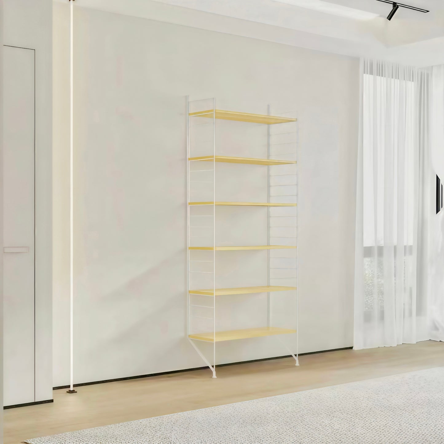 String Original Wall System – Modular, Adjustable & Wall-Mounted Shelving