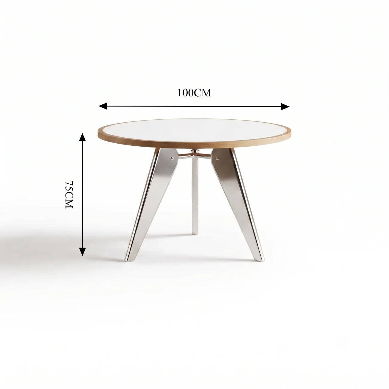 Mid-Century Bauhaus Round Table — Timeless Design & Elegance for Compact Spaces