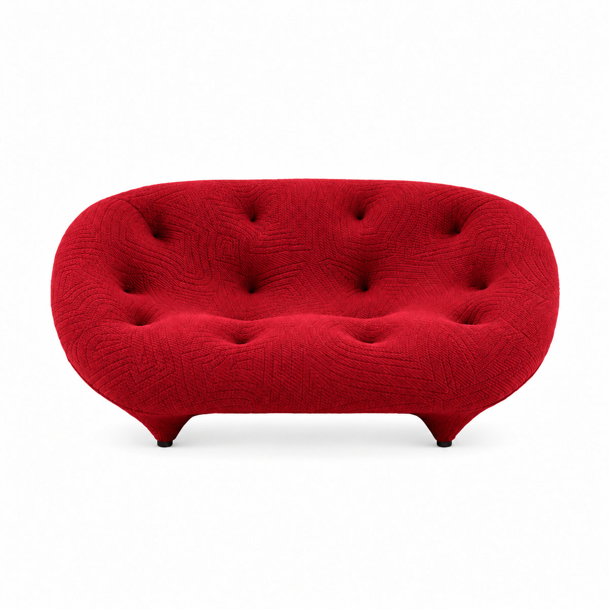 Ligne Roset Shell-shaped Ploum Sofa – Organic Curves & Textured Comfort