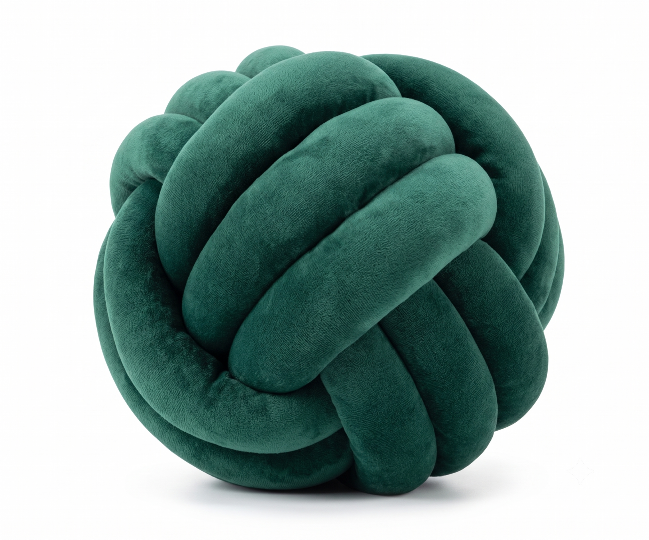 Nordic Knot Cushion – Handwoven Comfort with Sculptural Charm
