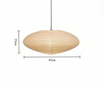 Noguchi Style Paper Lamp – Wabi-Sabi Zen Design for Modern Living