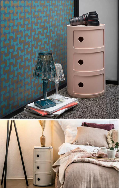 Componibili Round Cabinet Replica – Nordic Modular Storage for Modern Spaces