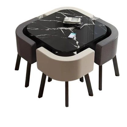 Nordic-Style Table and Chair Set with Storage-Redefining Light Luxury and Minimalism