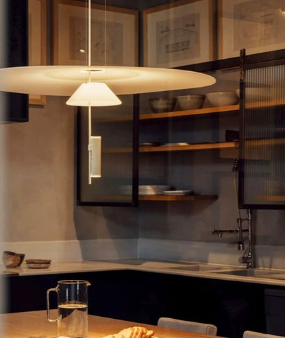 Vibia Flamingo Pendant Lamp – Minimalist Designer UFO Light for Dining & Bar Spaces