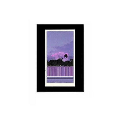 Okinawa Vintage Travel Poster – A Mid-Century Japanese Bauhaus Wall Art with Aluminum Frame