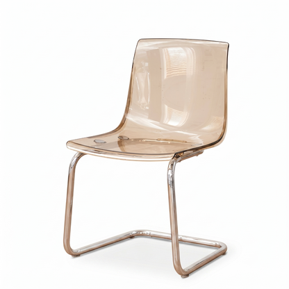 Acrylic Dining Chair – Nordic Modern Thickened Backrest