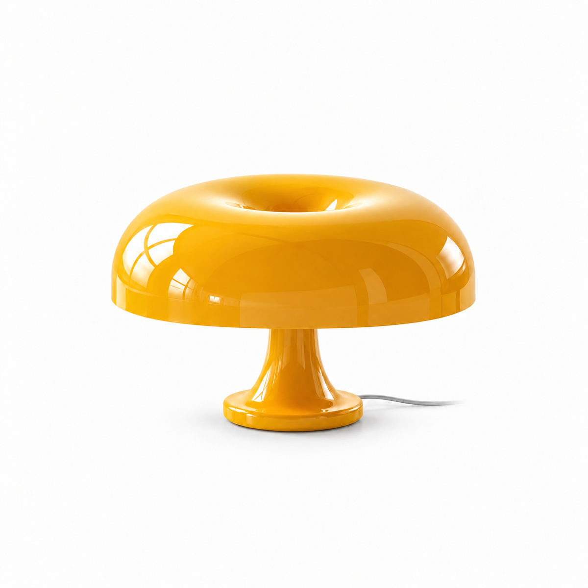 Artemide Nessino Mushroom Table Lamp-Retro Colour & Sculptural Curves