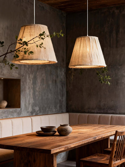 Japanese Wabi-Sabi Pendant Light – A Retro Minimalist Masterpiece