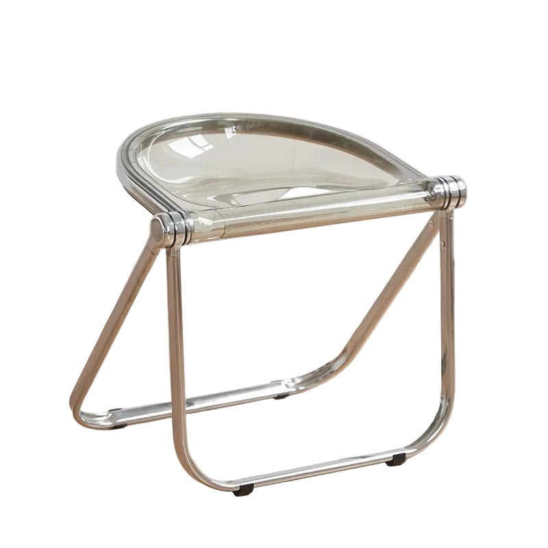 Modern Acrylic Folding Stool – A Fusion of Minimalist Design and Everyday Functionality