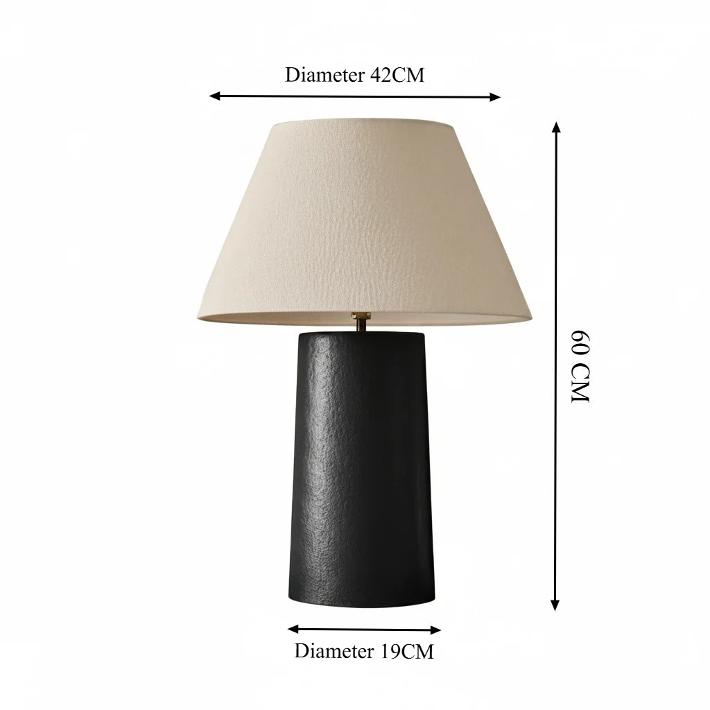 Mid-Century Solid Wood Table Lamp – A Timeless Designer Art Piece for Everyday Living