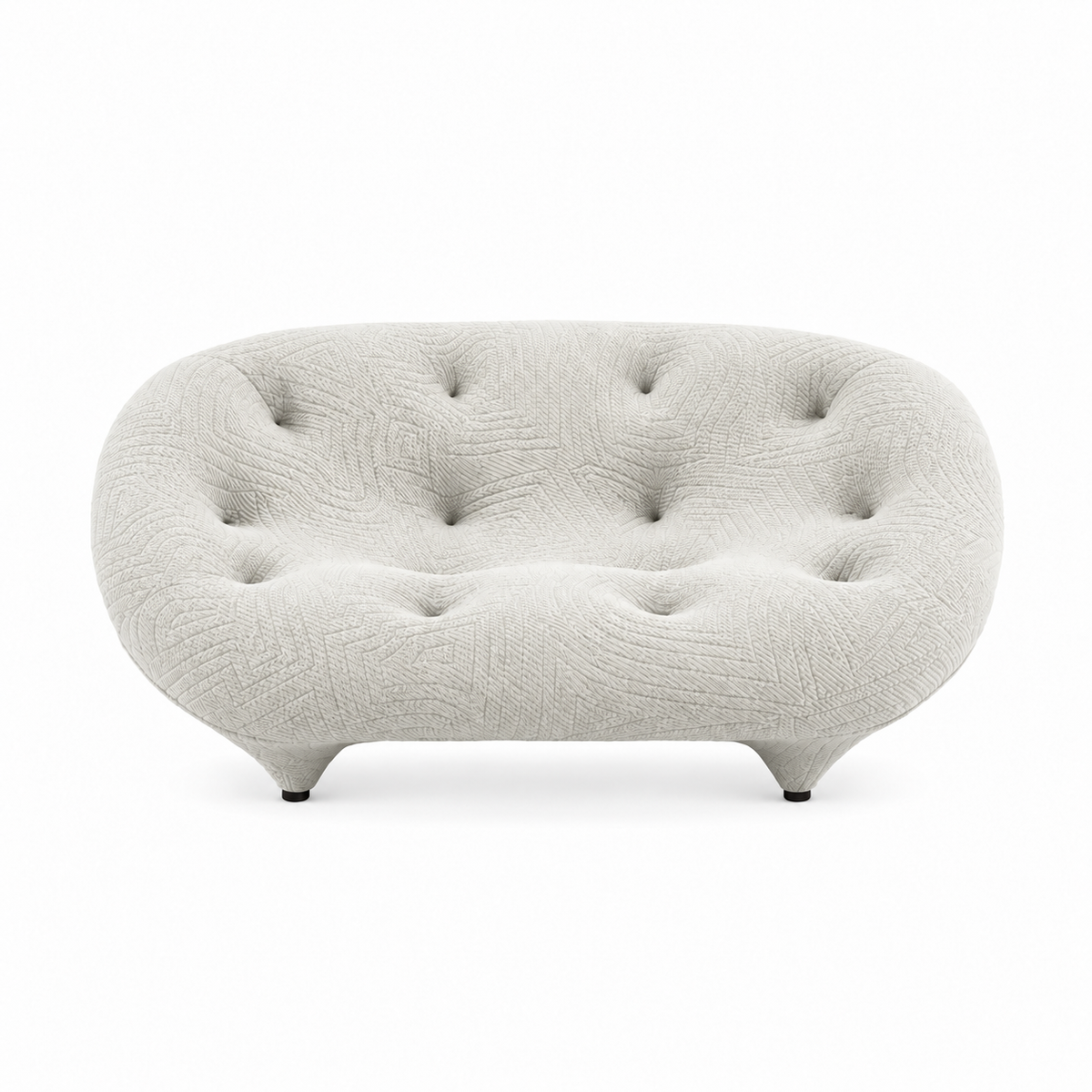 Ligne Roset Shell-shaped Ploum Sofa – Organic Curves & Textured Comfort