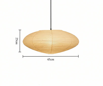 Noguchi Style Paper Lamp – Wabi-Sabi Zen Design for Modern Living