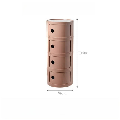 Componibili Round Cabinet Replica – Nordic Modular Storage for Modern Spaces
