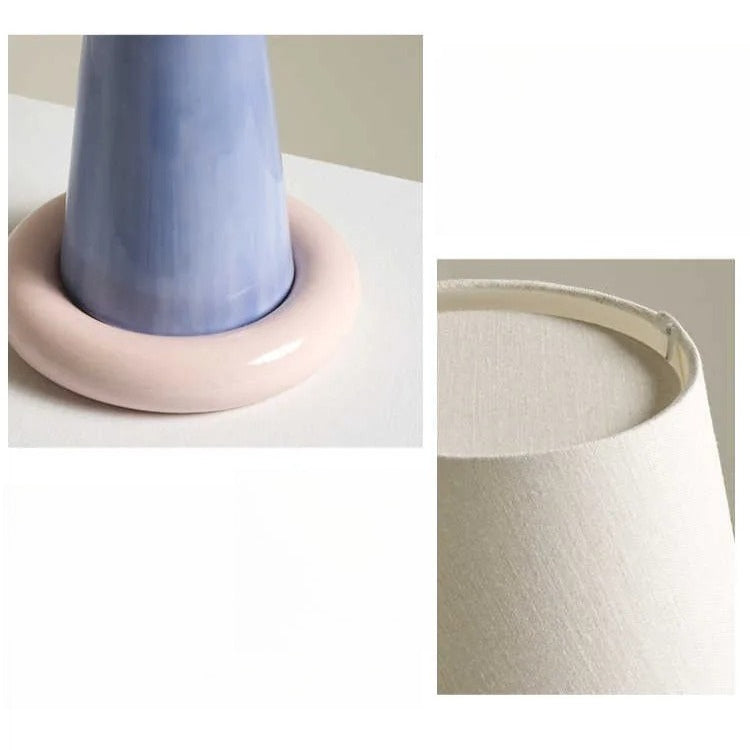 Loop Creamy Color-Block Table Lamp-A Lamp as Sweet And Gentle As Cream