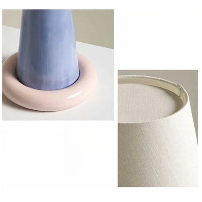 Loop Creamy Color-Block Table Lamp-A Lamp as Sweet And Gentle As Cream