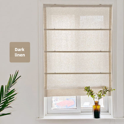 Serenity in Every Fold – Linen Roman Shades for a Calm, Modern Home