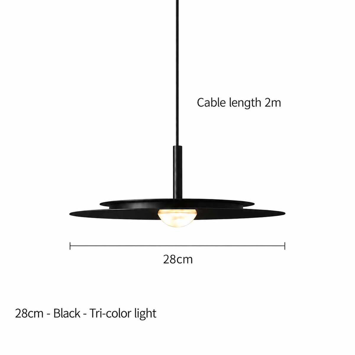 Menvix Nordic Minimalist Light— LED Pendant Light for Bedroom & Dining Room