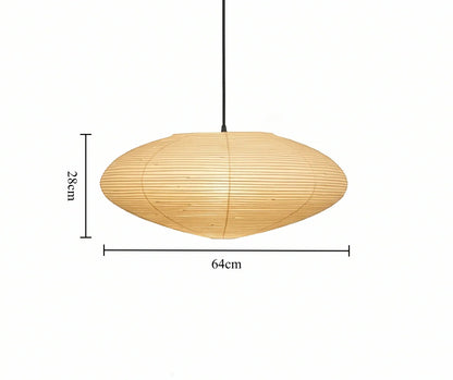 Noguchi Style Paper Lamp – Wabi-Sabi Zen Design for Modern Living