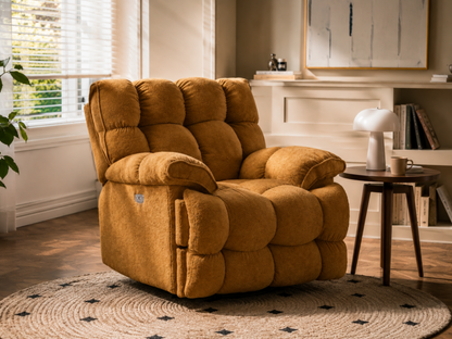 CloudNest Recliner Sofa Chair – Modern Comfort Lounge with Swivel & Massage