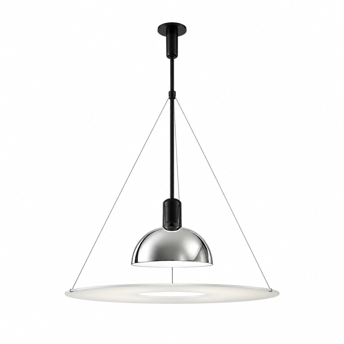 Flos Frisbi Glow Plate Pendant Lamp-Modern Minimalist & Bauhaus Style