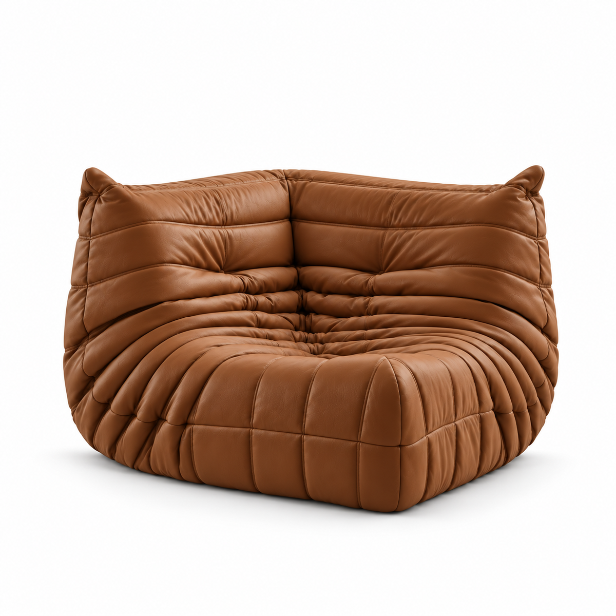 Togo Corner Sofa in Microfiber Leather – Effortless Comfort & Timeless Style
