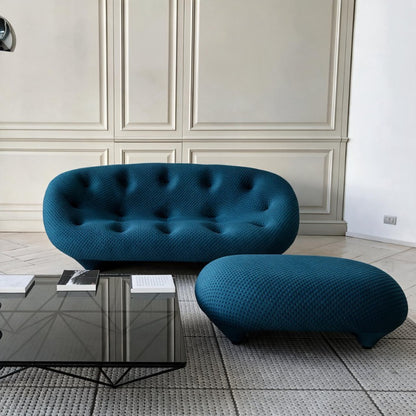 Ligne Roset Shell-shaped Ploum Sofa – Organic Curves & Textured Comfort
