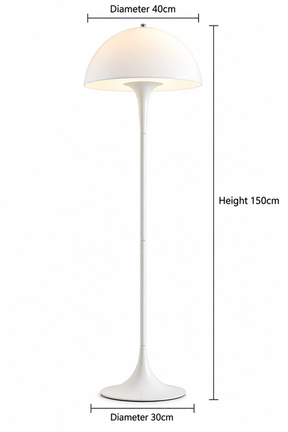 Lampada da tavolo Panthella – Lampada da tavolo a fungo Mid-Century con luce soffusa diffusa