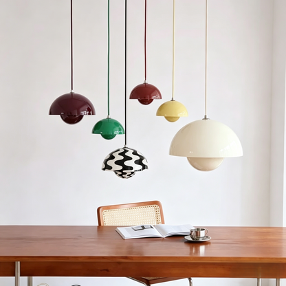 VP10 Flower Bud Pendant Lamp – Minimalist Danish Design for Dining & Bedside Spaces