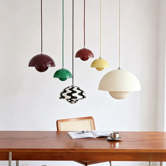 VP10 Flower Bud Pendant Lamp – Minimalist Danish Design for Dining & Bedside Spaces