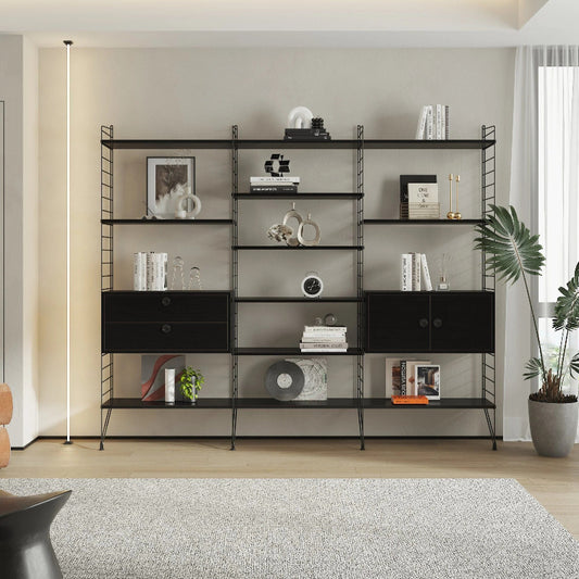 String Original Wall System – Modular, Adjustable & Wall-Mounted Shelving