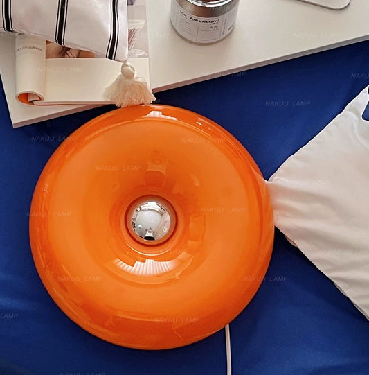Orange Donut Wall Lamp — A Mid-Century Bauhaus Ambient Light