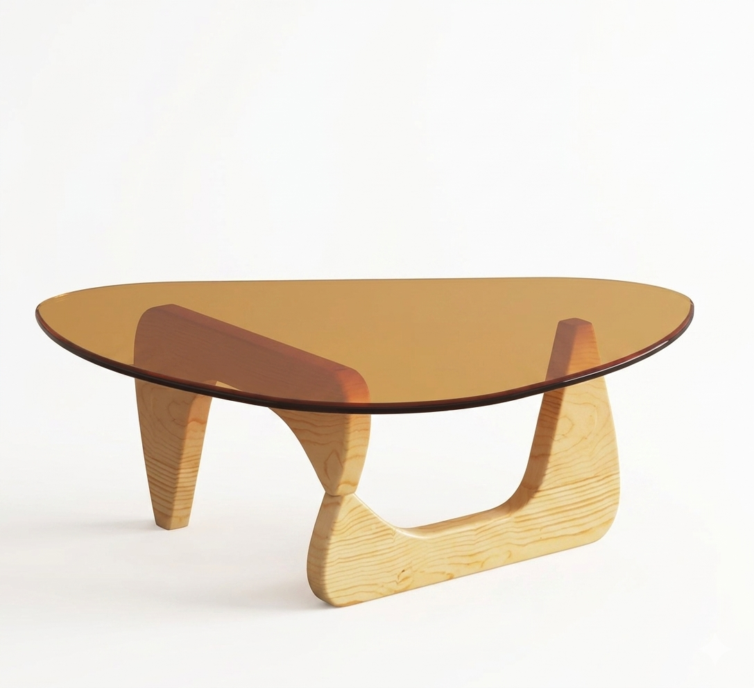 Glass Wood Coffee Table – Strong, Sleek, and Space-Smart
