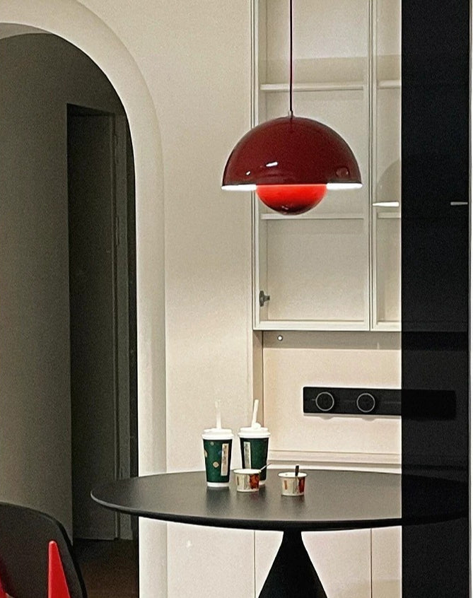 VP10 Flower Bud Pendant Lamp – Minimalist Danish Design for Dining & Bedside Spaces