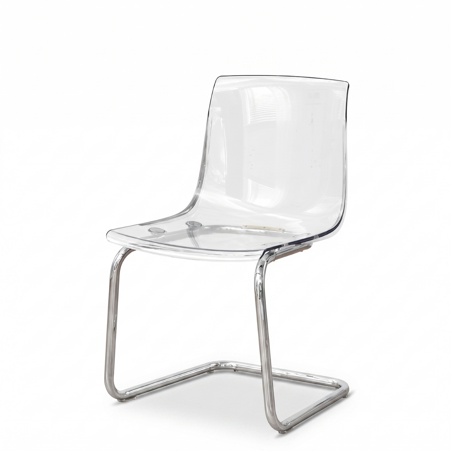 Acrylic Dining Chair – Nordic Modern Thickened Backrest