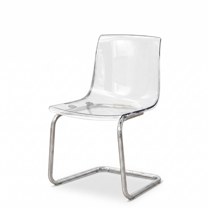 Acrylic Dining Chair – Nordic Modern Thickened Backrest