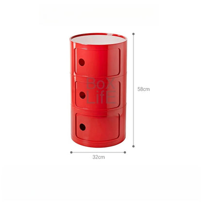 Componibili Round Cabinet Replica – Nordic Modular Storage for Modern Spaces