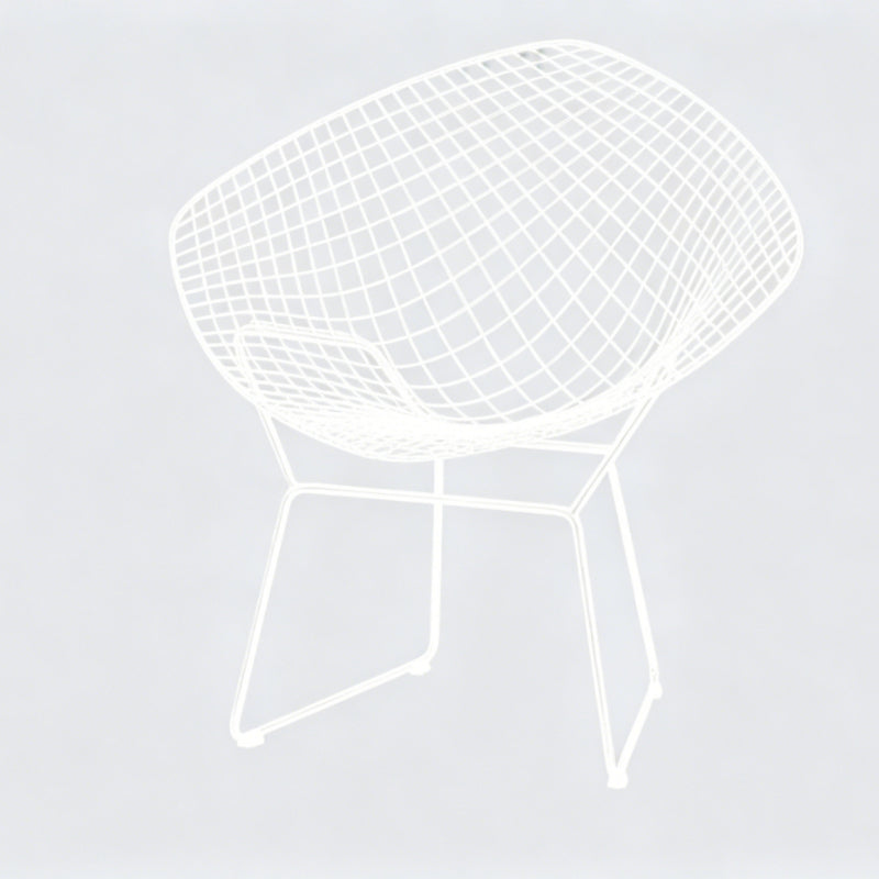 Diamond Wire Lounge Chair – Modern Mid-Century Accent Seating