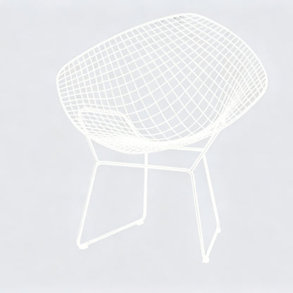 Diamond Wire Lounge Chair – Modern Mid-Century Accent Seating
