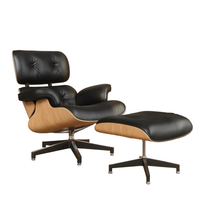 Sillón y otomana: un icono del diseño que combina lujo y comodidad 